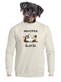 unisex mikina bez kapuce