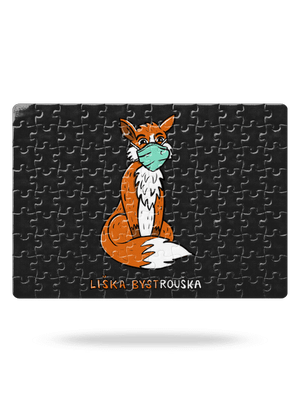 Liška Bystrouška puzzle White