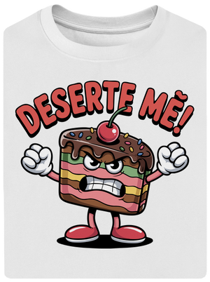 Deserte mě unisex tričko oversized White