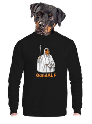 unisex mikina bez kapuce