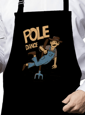 Pole Dance zástěra Black