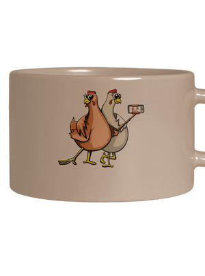 Slepice forever hrnek makronka Brown Macaron