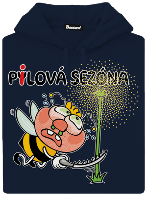Pylová sezóna pánská mikina klokanka Navy