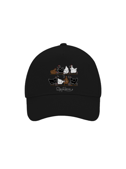 Slepičárna kšiltovka baseballka Black