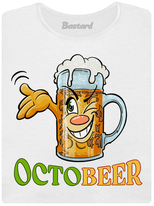 Octobeer dámské tričko s lemem White