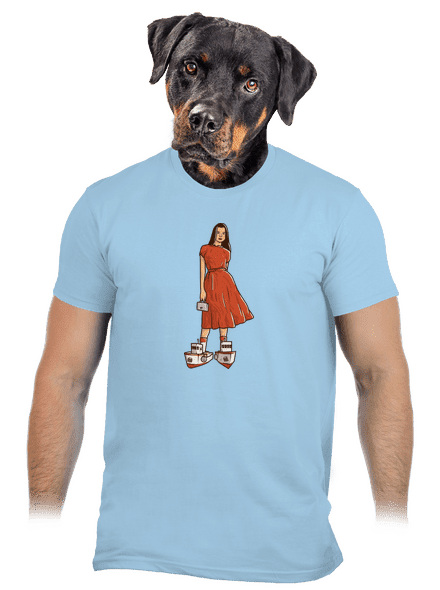 Lodičky pánské tričko Sky Blue