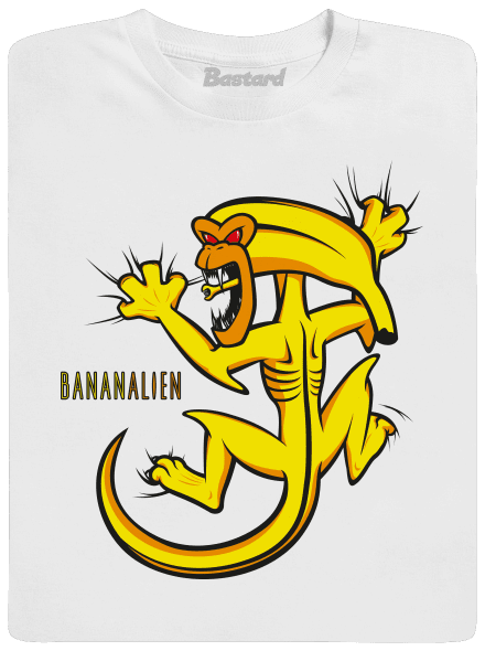 Bananalien pánské dlouhý rukáv White