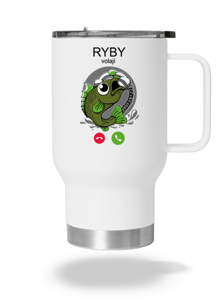 Ryby volají termohrnek White
