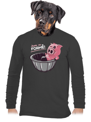 Ve formě pánské dlouhý rukáv Dark Grey