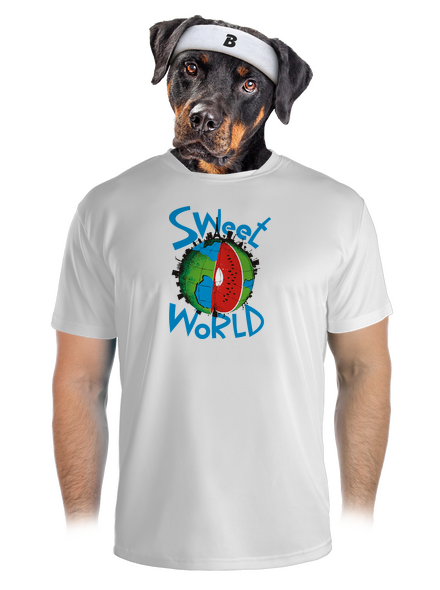 Sweet World pánské sportovní tričko White