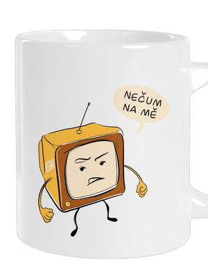 Nečum na mě velký hrnek White