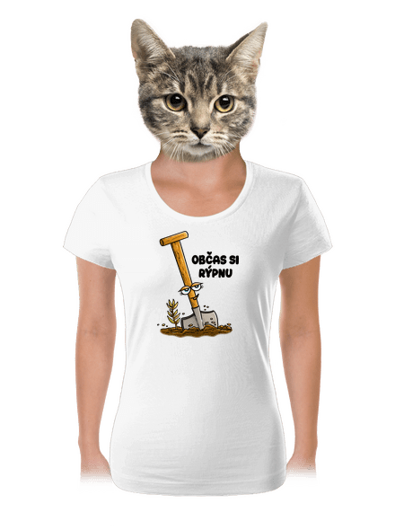 Občas si rýpnu dámské tričko White