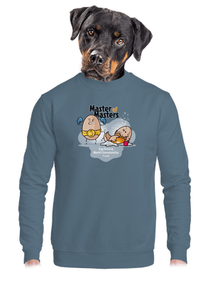 unisex mikina bez kapuce