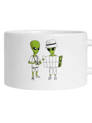 Mimozemšťané hrnek makronka White