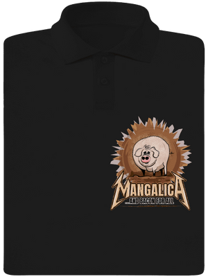 Mangalica pánská polokošile Black
