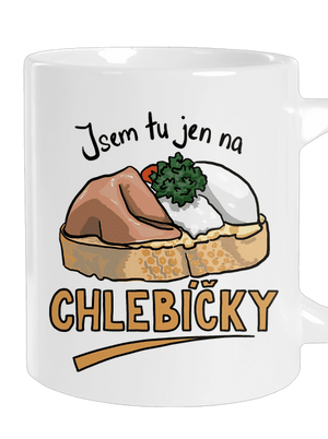 Na chlebíčky velký hrnek White