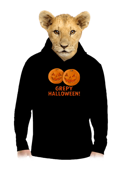 Grepy Halloween dětská mikina klokanka Black