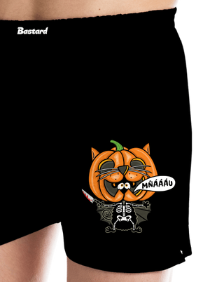Halloweenská kočička pánské trenky Black