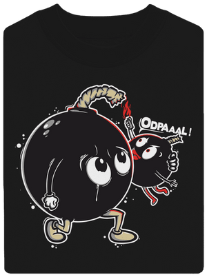 Bomby unisex mikina bez kapuce Black