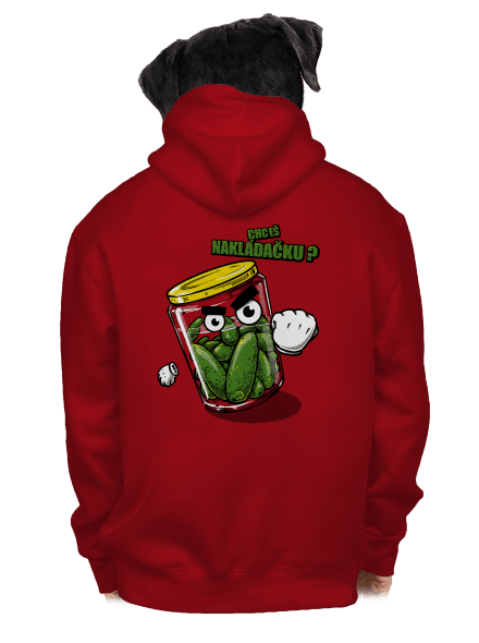 Nakládačka pánská mikina na zip Red