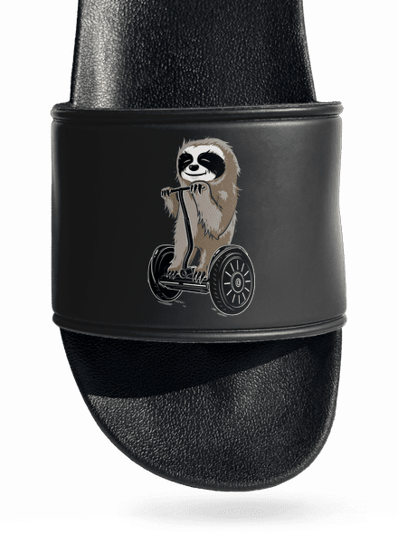 Lenochod pantofle Black