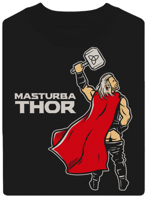 Masturbathor unisex mikina bez kapuce Black