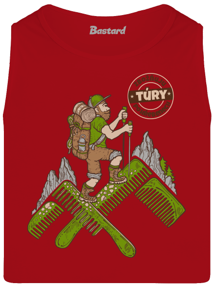 Turista pánské tílko Red