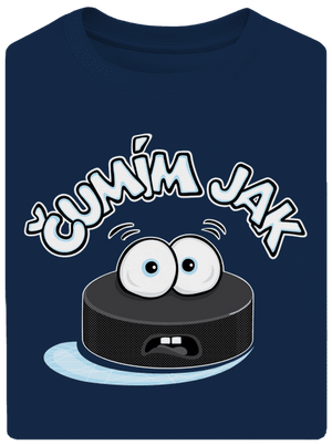 Čumím jak puk unisex tričko oversized Midnight Blue