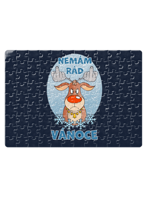 Nemám rád Vánoce puzzle White