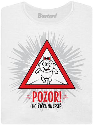 Holčička na cestě dámské tričko premium White