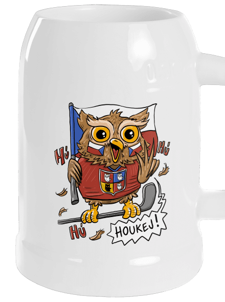 Houkej půllitr White