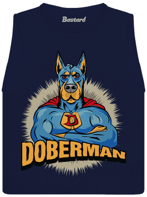 Doberman dámské tílko volné Navy