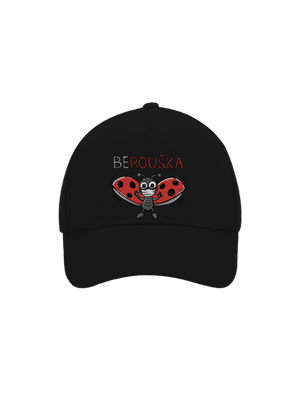 Berouška kšiltovka baseballka Black