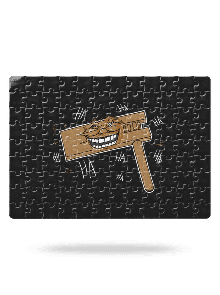 Řehtačka puzzle White