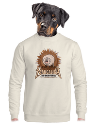 unisex mikina bez kapuce