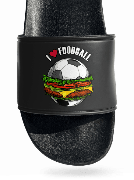 Foodball pantofle Black