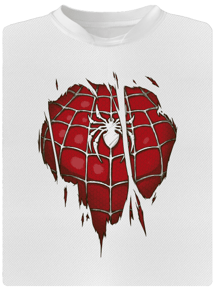 Spider Inside dětské sportovní tričko White
