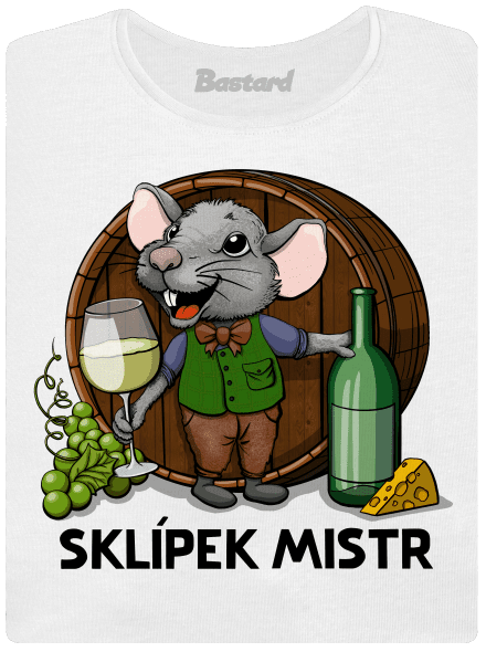 Sklípek mistr dámské tričko s lemem White