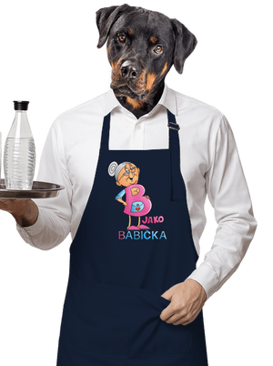 B jako babička zástěra Navy