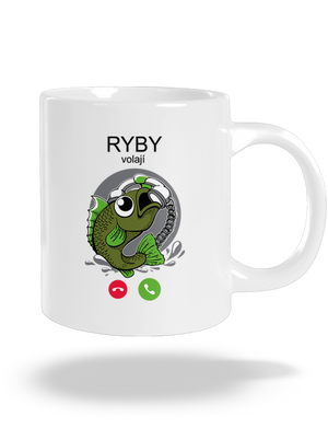 Ryby volají velký hrnek White