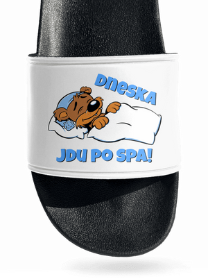Dneska jdu po spa pantofle White