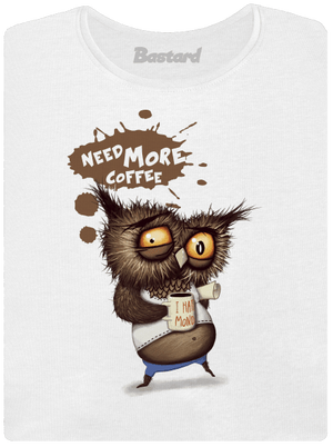 Potřebuju víc kafe dámské tričko s lemem White