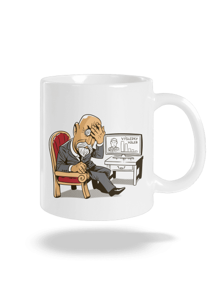 Masaryk klasický hrnek White