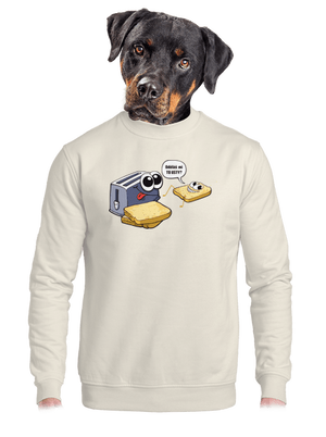 unisex mikina bez kapuce