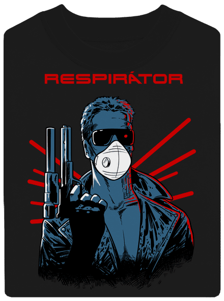 Respirátor unisex mikina bez kapuce Black