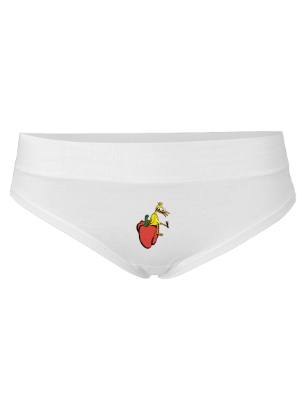 Kuře na paprice dámské kalhotky White
