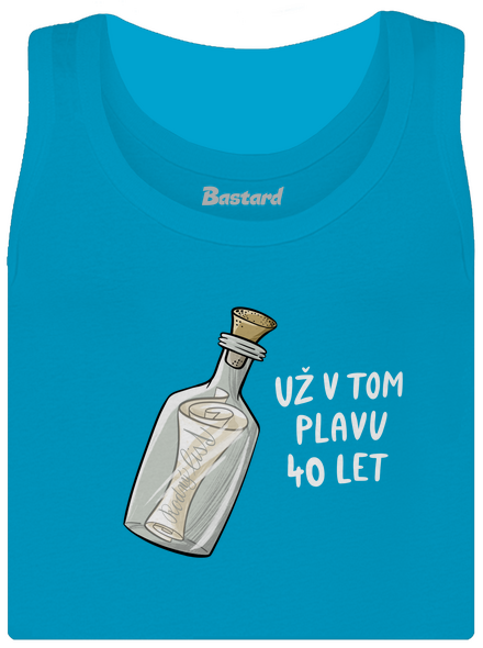 Už v tom plavu dámské tílko klasické Blue Atol