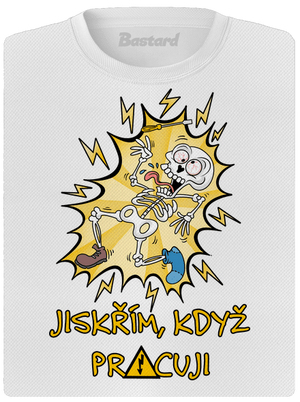 Jiskřím dámské sportovní tričko White