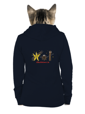 Okořeňme to dámská mikina na zip Navy Mal