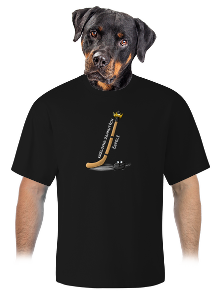 Král zahnutých čepelí - hokej unisex tričko oversized Black